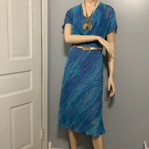 ⭐️Rabbit Design Sleeveless/Coverup Flare Chiffon Dress⭐️